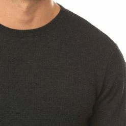 Travis Mathew Cloud Waffle Crew -Golf Bag Sales travis mathew cloud waffle crew charcoal 03 94957.1671653988