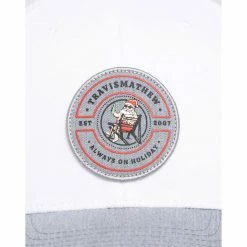 Travis Mathew Holiday SZN Hat -Golf Bag Sales travis mathew holiday szn hat white 04 70769.1671651628