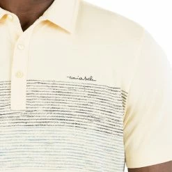 Travis Mathew Salt Sand Polo -Golf Bag Sales travis mathew salt sand polo heather sunlight 03 56121.1673905182