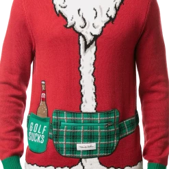 Travis Mathew St. Nick Sweater -Golf Bag Sales travis mathew st nick sweater red 04 86381.1638892840