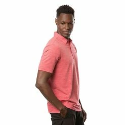 Travis Mathew The Heater Polo -Golf Bag Sales travis mathew the heater polo heather scooter 03 01788.1676580705