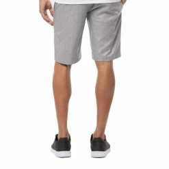 Travis Mathew Turtle Bay Shorts -Golf Bag Sales travis mathew turtle bay short heather sleet 03 35788.1659042492