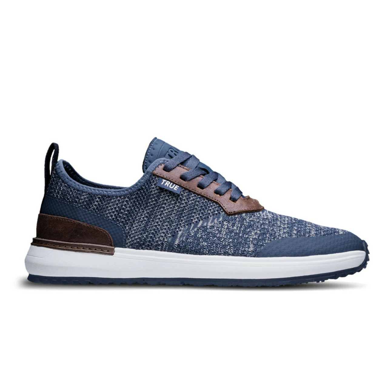 True Men's Lux Knit Golf Shoes - Heathered Navy 1 True Men's Lux Knit Golf Shoes - Heathered Navy