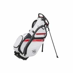 Wilson Staff EXO II Stand Bag -Golf Bag Sales wilson staff exo ii stand bag white black red 01 54398.1646169511